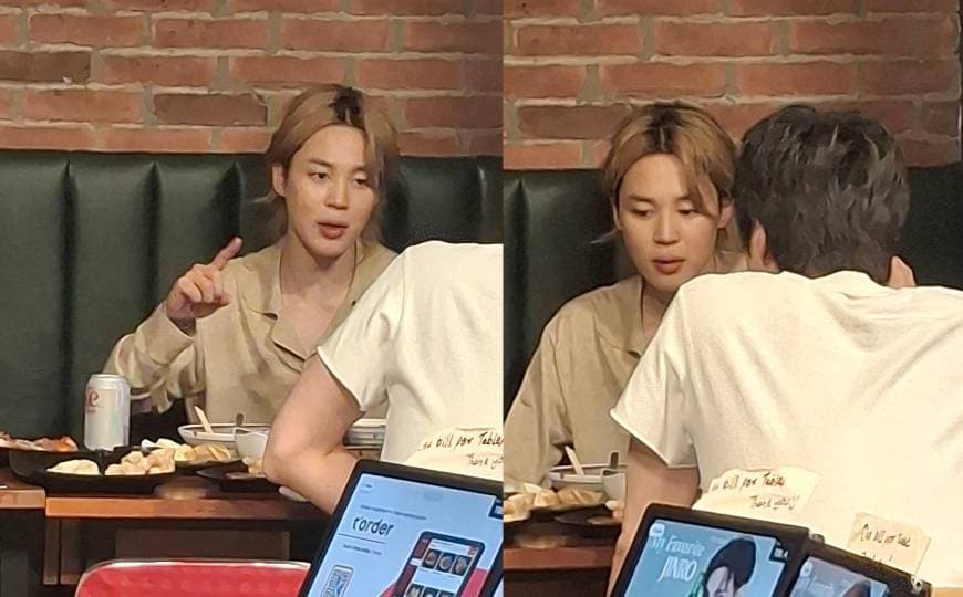 방탄소년단 RM·지민·진, 토론토 한인 중식당 ‘교동반점’ 깜짝 방문