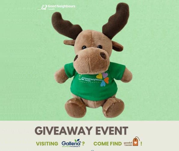 굿네이버스 캐나다 G4C, 갤러리아 K-Town 입점 기념 이벤트