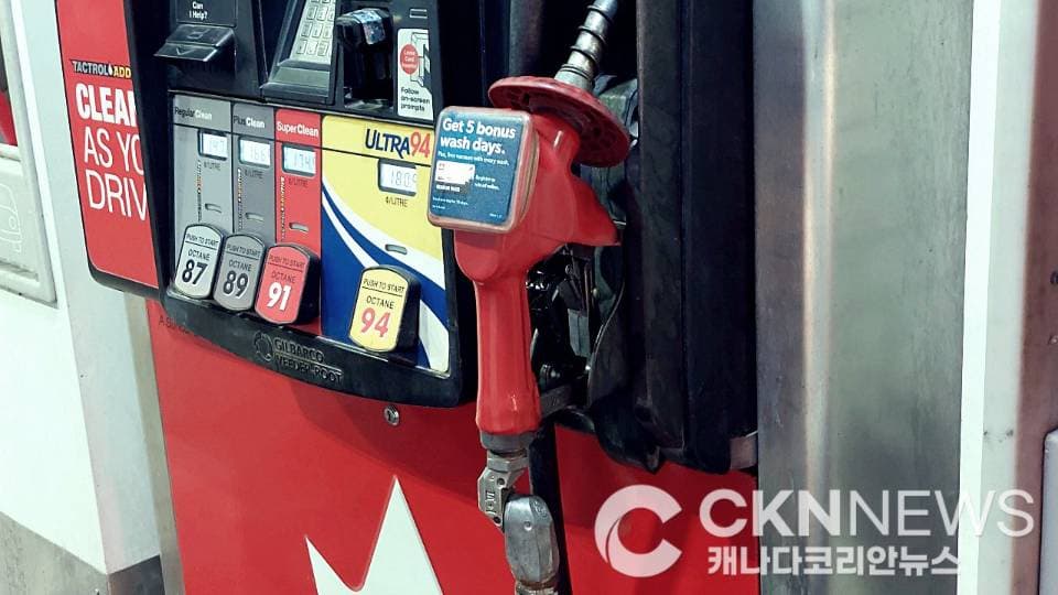 “중동발 오일 쇼크 가시화” 캐나다 전역 휘발유값 리터당 9센트 급등