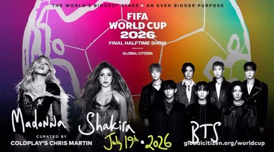 “BTS가 월드컵 결승 무대에?” FIFA, 사상 첫 슈퍼볼급 공연 확정