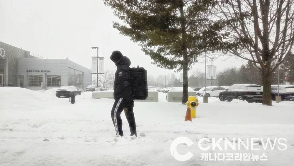 토론토 한파 경보 및 여행주의보 발령 … 야외활동 조심