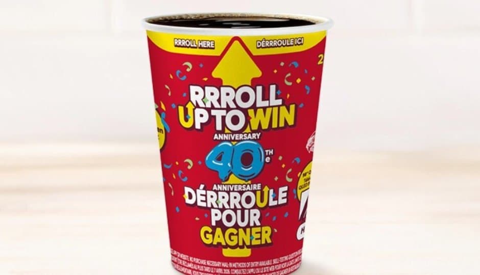 팀홀튼 ‘롤업’ 컵 부활, 23일부터 40주년 기념행사